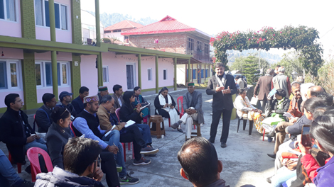 Capacity building of Media Persons on Climate Change Adaptive Capacity during field visit at Dhamun Panchayat, Shimla 1